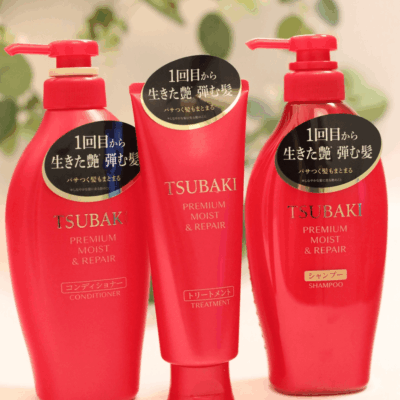 Shiseido Tsubaki Premium Moist & Repair shampoo conditioner treatment