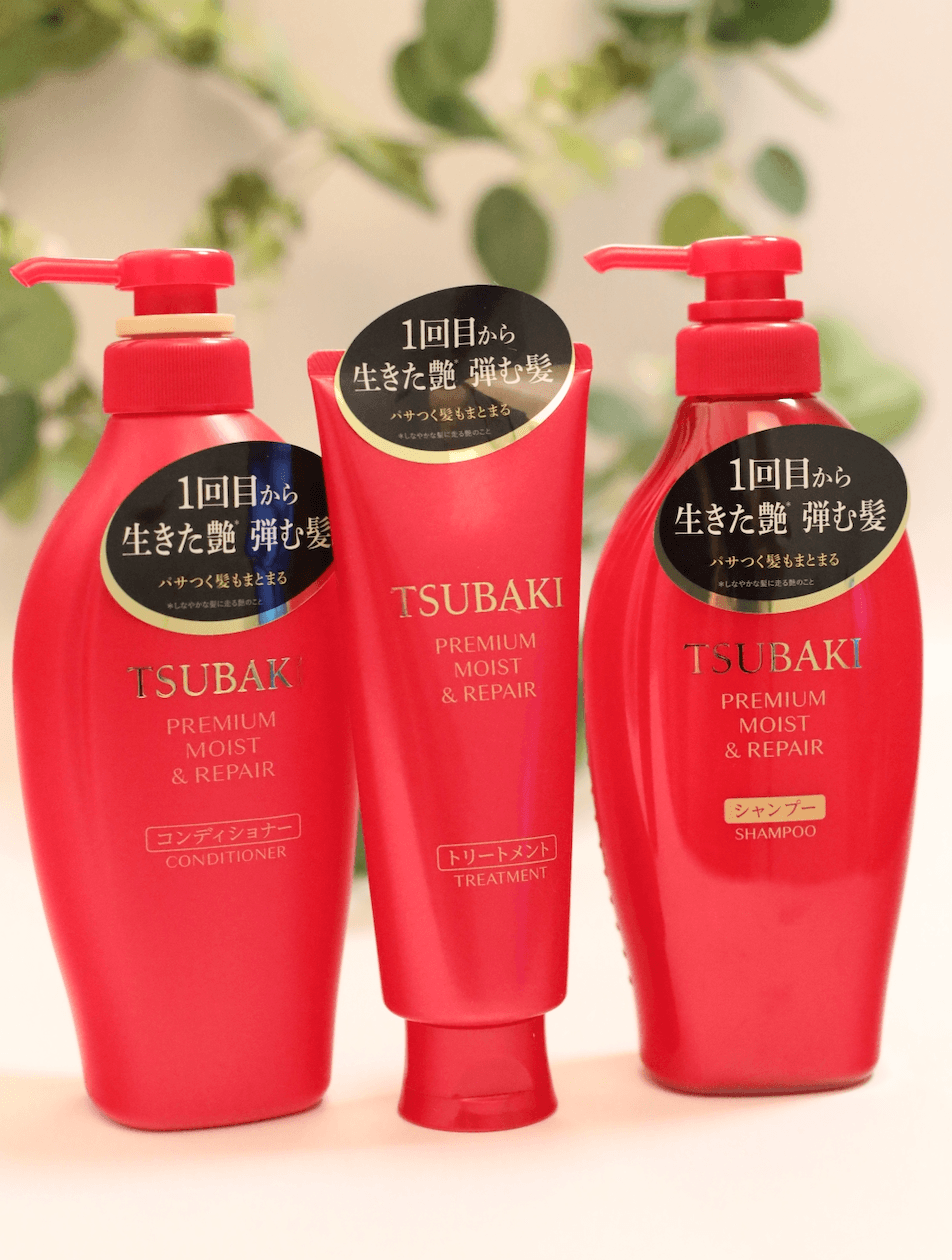 Shiseido Tsubaki Premium Moist & Repair shampoo conditioner treatment